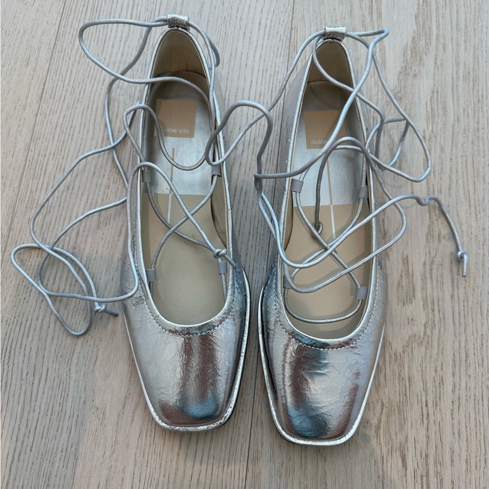Dolce Vita Silver Flats Timeless Comfort